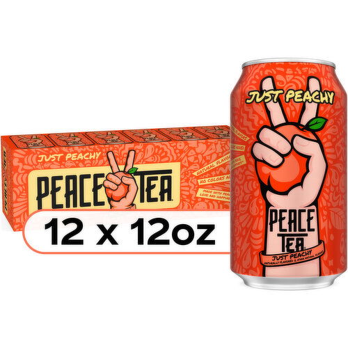 Peace Tea Peace Tea Just Peachy, Iced Tea With Natural Peach Flavor
