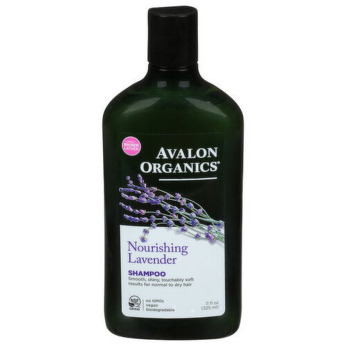 Avalon Organics Shampoo, Lavender, Nourishing