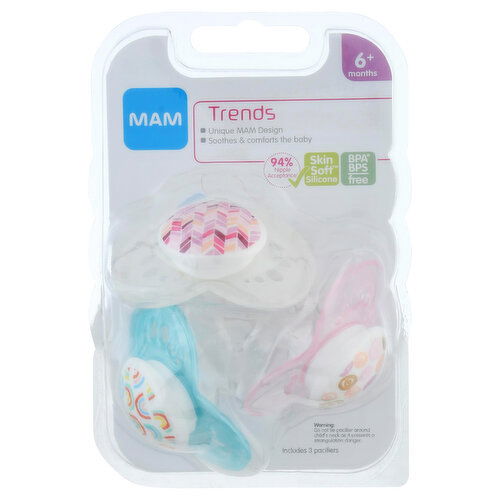 Mam Pacifiers, Trends, 6+ Months