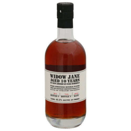 Widow Jane Bourbon Whiskey, Aged 10 Years