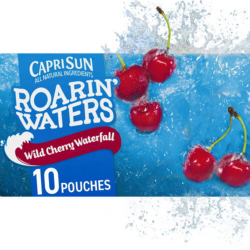 Capri Sun Wild Cherry Waterfall Naturally Flavored Water Beverage