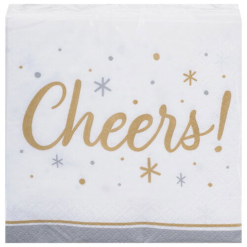 Sensation Napkins, Cheers, 2 Ply