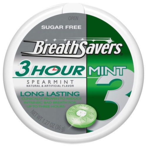 Breath Savers Mint, Sugar Free, Spearmint