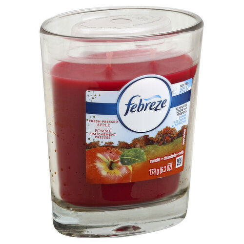 Febreze Candle, Fresh-Pressed Apple