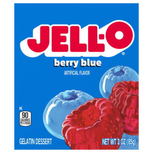 Jell-O Berry Blue Gelatin Dessert Mix