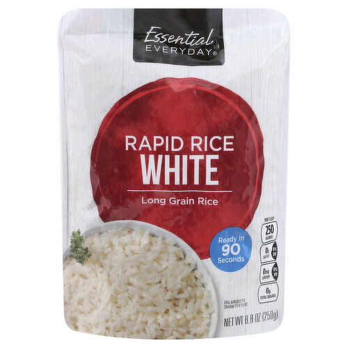 Essential Everyday Long Grain Rice, White, Rapid Rice