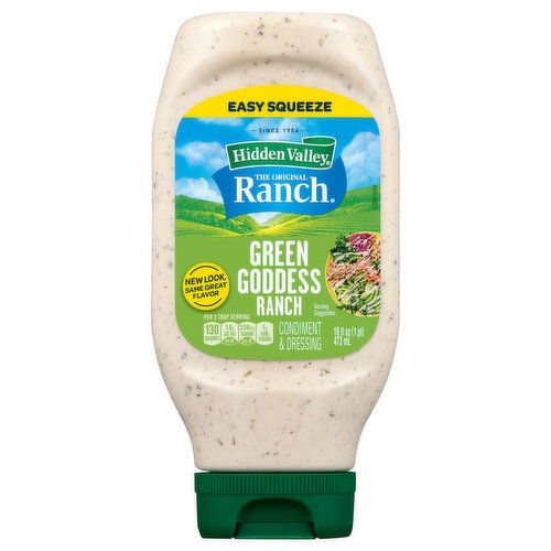 Hidden Valley The Original Ranch Condiment & Dressing, Green Goddess Ranch