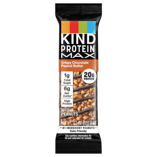 Kind Protein Max Crispy Chocolate Peanut Butter Bar