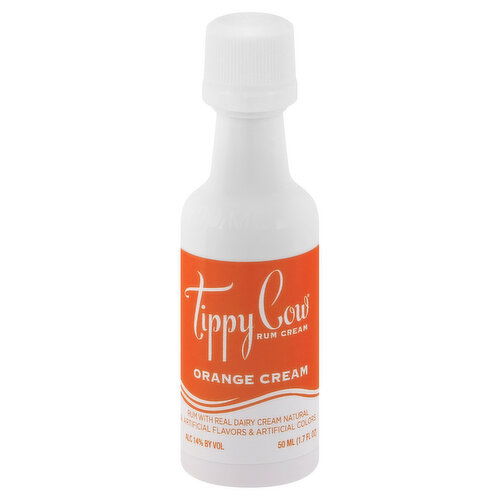 Tippy Cow Rum Cream, Orange Cream