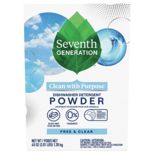 Seventh Generation Dishwasher Detergent Powder