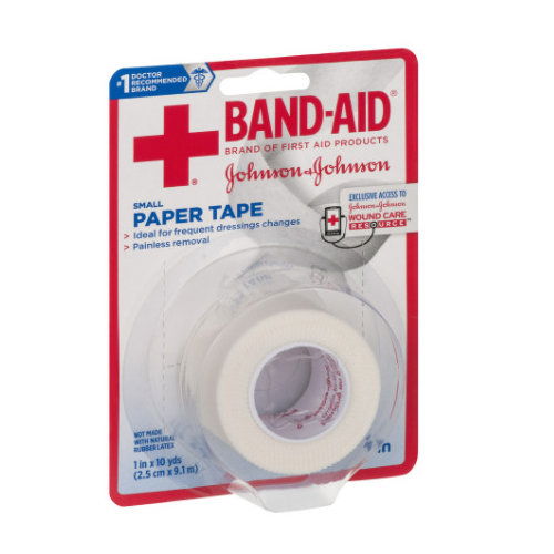 Johnson & Johnson Band-Aid Hurt Free Paper Tape 10 yds