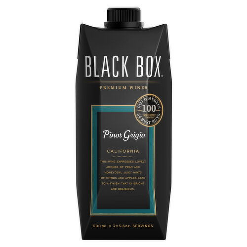 Black Box Pinot Grigio White Wine 500ml Tetra