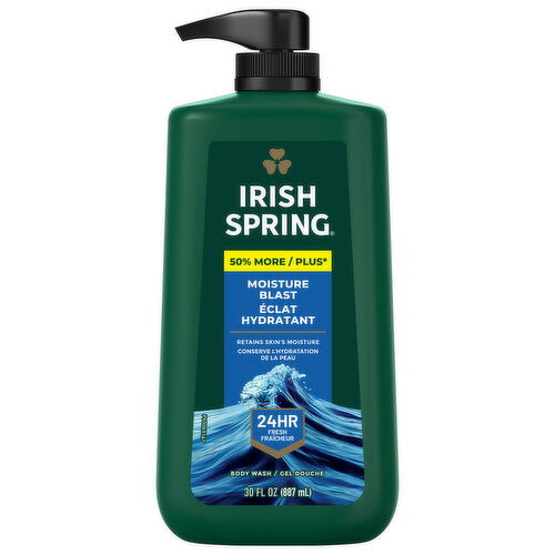 Irish Spring Body Wash, Moisture Blast