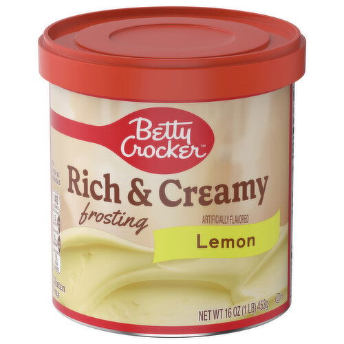 Betty Crocker Frosting, Lemon