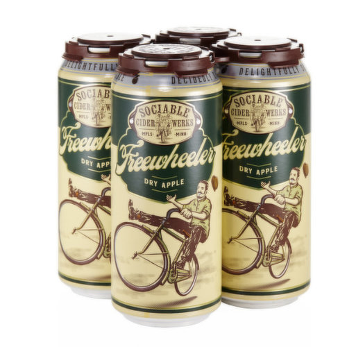 Socialable Ciderwerks Freewheeler Hard Cider 4 Pack Cans