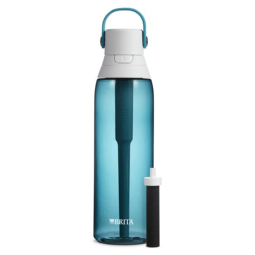 Brita Water Bottle, Premium Filtering, Sea Glass, 26 Ounce