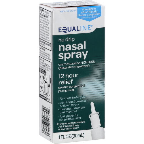 Equaline Nasal Spray, No Drip, 12 Hour Relief