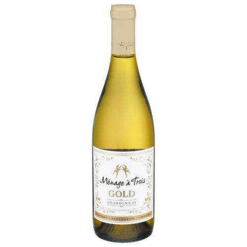 Menage a trois Chardonnay, Gold, California