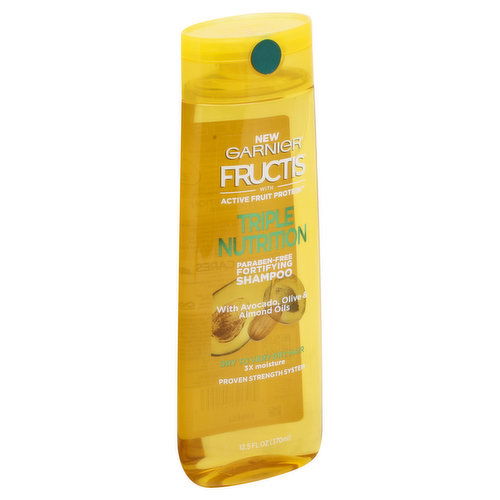 Fructis Shampoo, Fortifying, Triple Nutrition