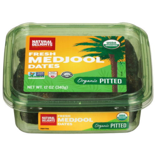 Natural Delights Medjool Dates, Organic, Fresh, Pitted