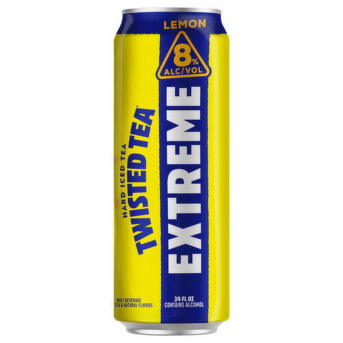 Twisted Tea Hard Iced Tea, Lemon, Extreme