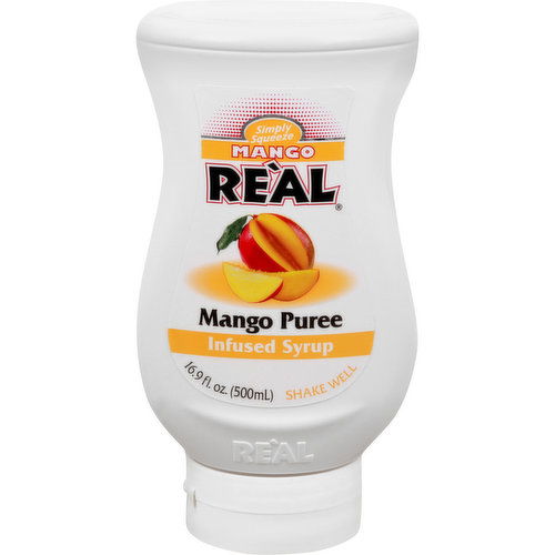 Simply Squeeze Infused Syrup, Mango Puree