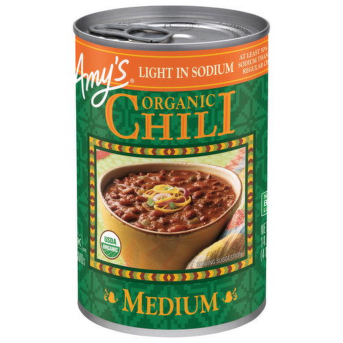 Amy's Chili, Organic, Medium