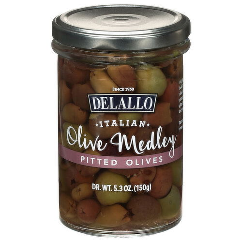 DeLallo Pitted Italian Olive Medley