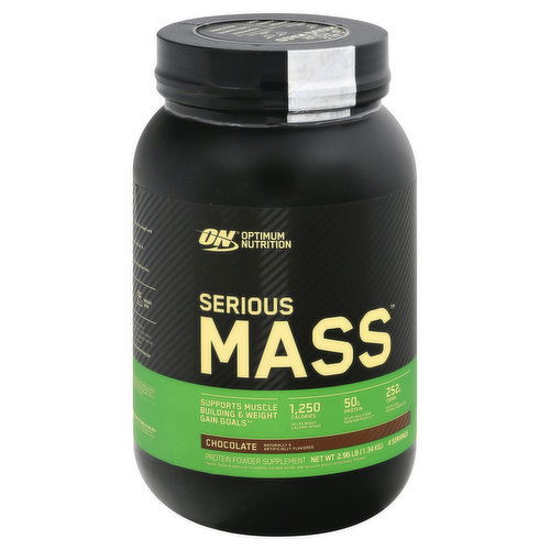 Optimum Nutrition Serious Mass Protein Powder, Chocolate