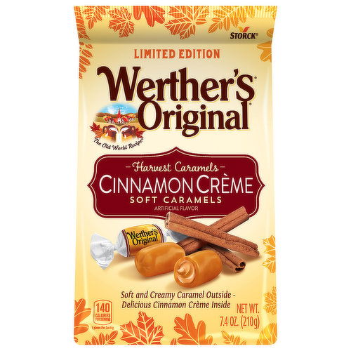 Werther's Original Werther's Original Harvest Caramels Maple Crème Soft Caramels Candy, 7.4oz