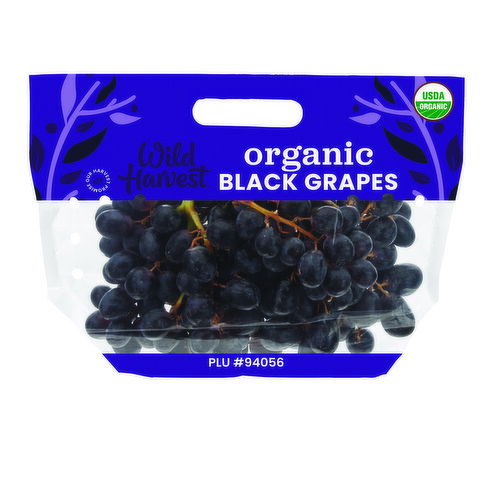 Wild Harvest Black Grapes, Organic