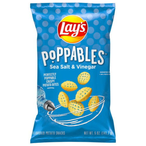 Lay's Poppables Potato Snacks, Sea Salt & Vinegar