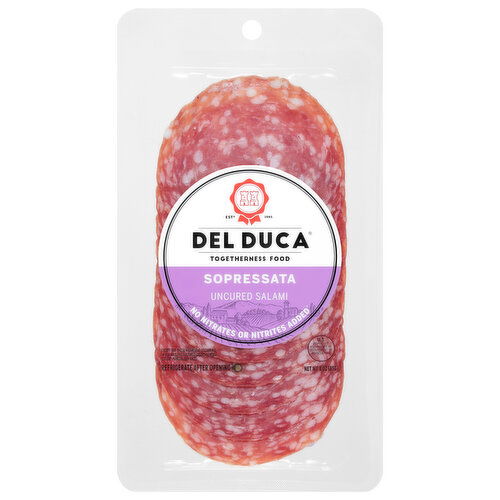 Del Duca Salami, Sopressata, Uncured