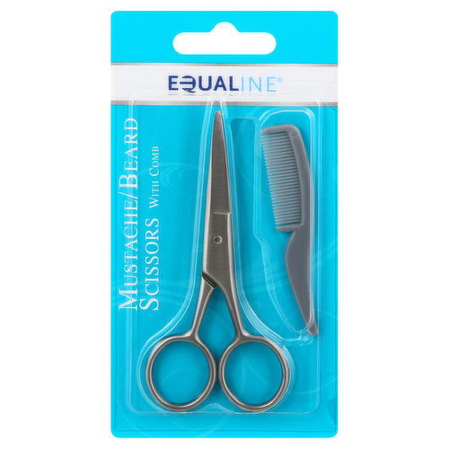 Equaline Scissors with Comb, Mustache/Beard