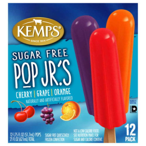 Kemps Pop Jr.'s No Sugar Added Pops