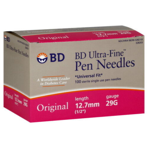 BD Pen Needles, Original, 29 Gauge