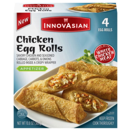 InnovAsian Chicken Egg Rolls, Appetizer