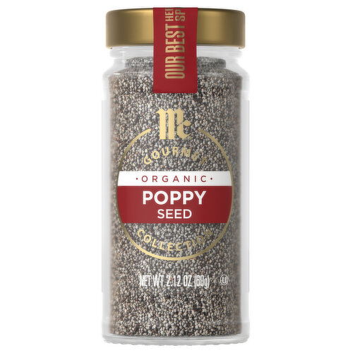 McCormick Gourmet Organic Poppy Seed