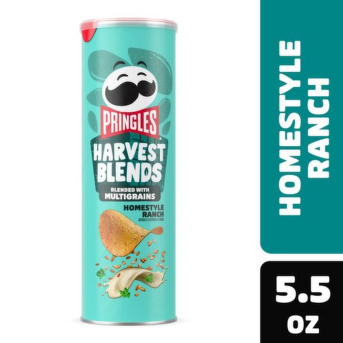 Pringles Harvest Blends Potato Crisps Chips, Homestyle Ranch