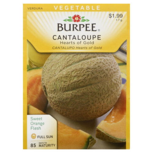 Burpee Seeds, Cantaloupe, Hearts of Gold