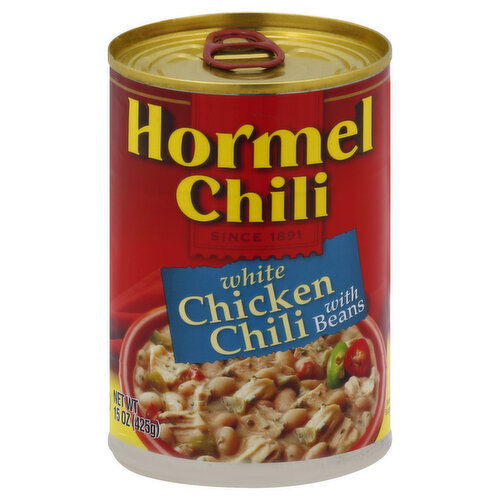 Hormel Chili, with Beans, White Chicken