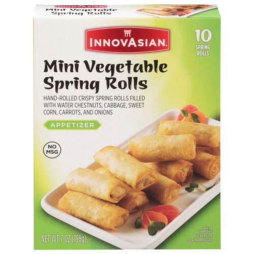 InnovAsian Spring Rolls, Appetizer, Vegetable, Mini