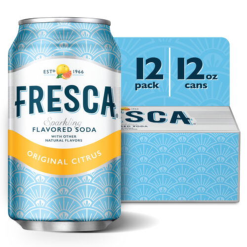 Fresca Soda Soft Drink Fridge Pack