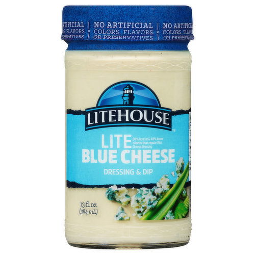 Litehouse Dressing & Dip, Blue Cheese, Lite