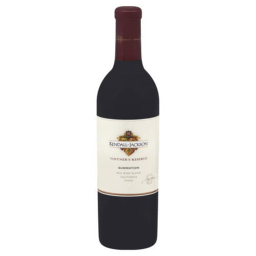 Kendall-Jackson Vintner's Reserve Red Wine Blend, Summation, California, 2009