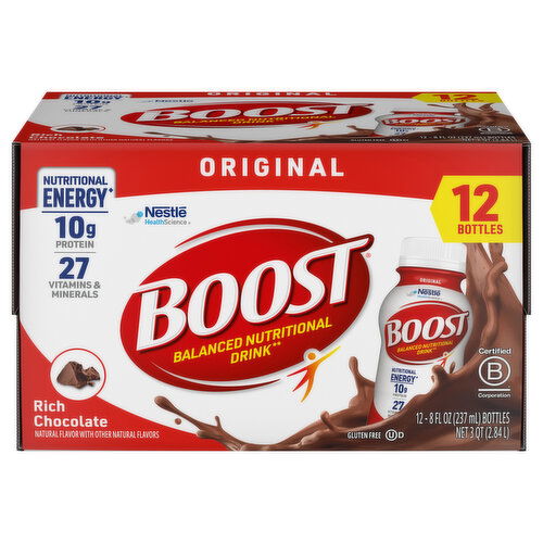 Boost Original Rich Chocolate Balanced Nutritional Drink