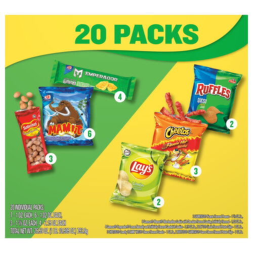Frito Lay Assorted Snacks