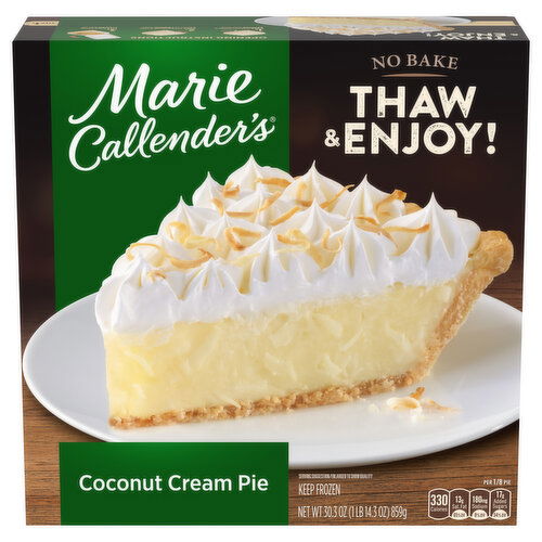 Marie Callender's Coconut Cream Pie Frozen Dessert