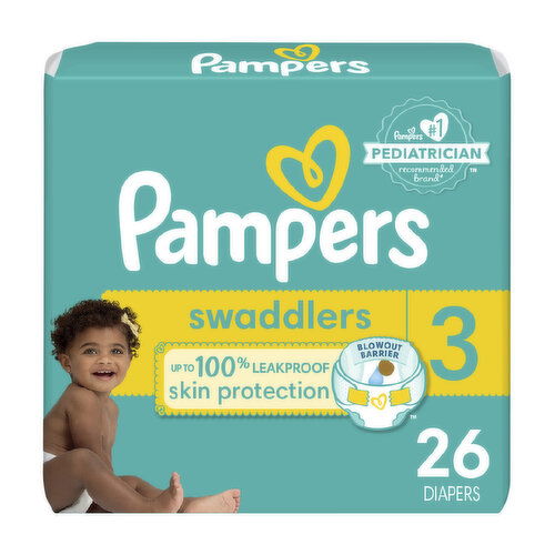 Pampers Swaddlers Swaddlers Diaper Size 3 26 Count