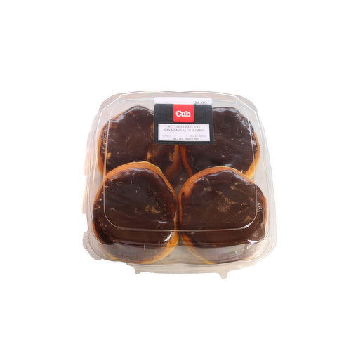 Cub Bakery Chocolate Iced Bavarian Bismark